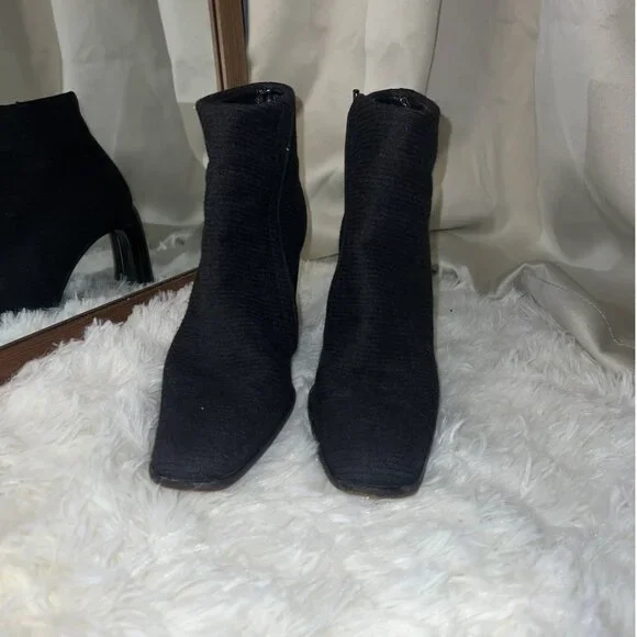 Donna Karan Fabric Ankle Boots - Picture 9 of 10
